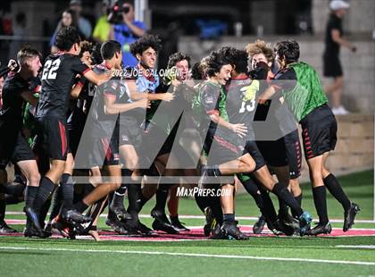 Thumbnail 2 in Lake Travis vs Plano (UIL 6A Boys Soccer State Final) photogallery.