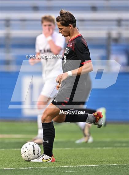 Thumbnail 1 in Lake Travis vs Plano (UIL 6A Boys Soccer State Final) photogallery.