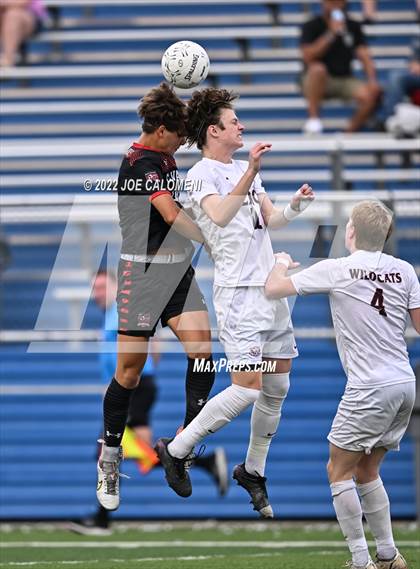 Thumbnail 2 in Lake Travis vs Plano (UIL 6A Boys Soccer State Final) photogallery.