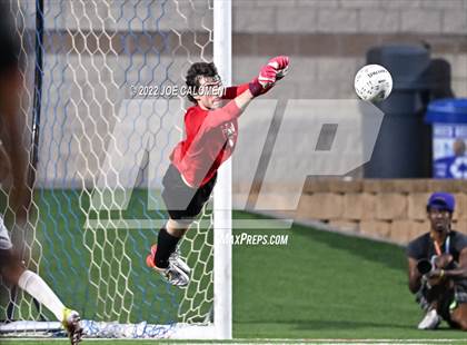 Thumbnail 1 in Lake Travis vs Plano (UIL 6A Boys Soccer State Final) photogallery.