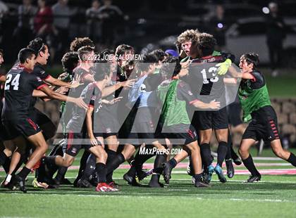 Thumbnail 3 in Lake Travis vs Plano (UIL 6A Boys Soccer State Final) photogallery.