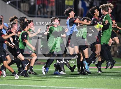 Thumbnail 1 in Lake Travis vs Plano (UIL 6A Boys Soccer State Final) photogallery.