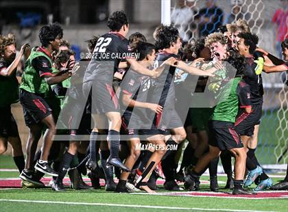 Thumbnail 1 in Lake Travis vs Plano (UIL 6A Boys Soccer State Final) photogallery.