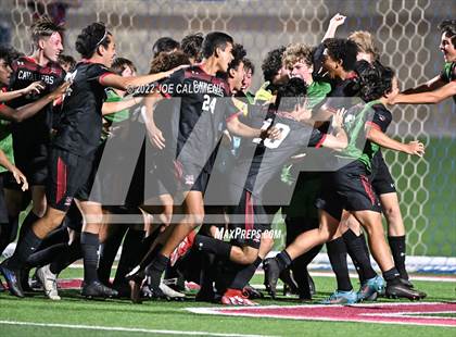 Thumbnail 1 in Lake Travis vs Plano (UIL 6A Boys Soccer State Final) photogallery.