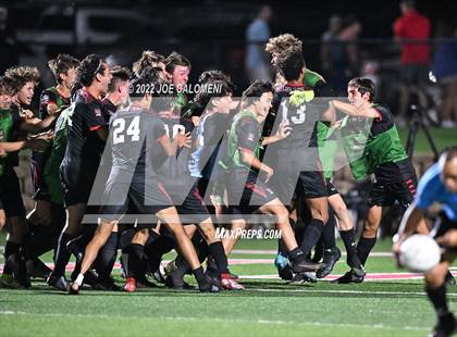 Thumbnail 1 in Lake Travis vs Plano (UIL 6A Boys Soccer State Final) photogallery.