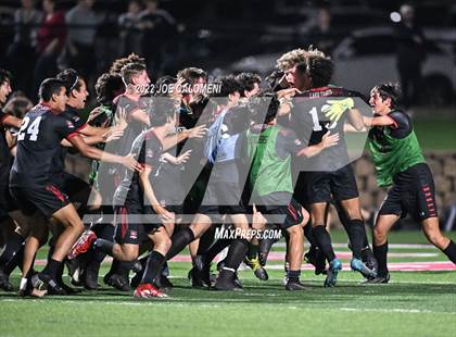 Thumbnail 1 in Lake Travis vs Plano (UIL 6A Boys Soccer State Final) photogallery.