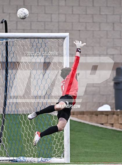Thumbnail 1 in Lake Travis vs Plano (UIL 6A Boys Soccer State Final) photogallery.