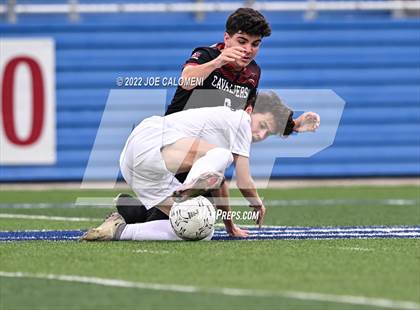 Thumbnail 1 in Lake Travis vs Plano (UIL 6A Boys Soccer State Final) photogallery.