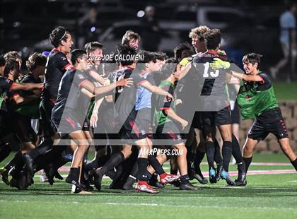 Thumbnail 3 in Lake Travis vs Plano (UIL 6A Boys Soccer State Final) photogallery.