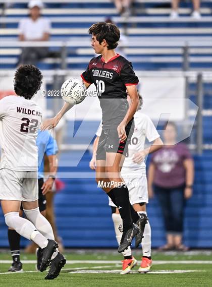 Thumbnail 2 in Lake Travis vs Plano (UIL 6A Boys Soccer State Final) photogallery.