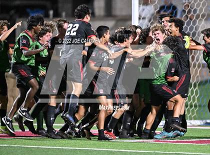 Thumbnail 2 in Lake Travis vs Plano (UIL 6A Boys Soccer State Final) photogallery.