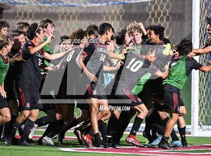 Thumbnail 1 in Lake Travis vs Plano (UIL 6A Boys Soccer State Final) photogallery.