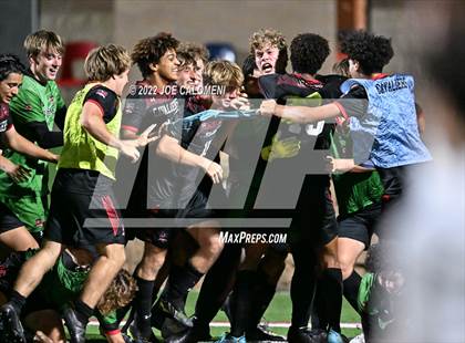 Thumbnail 2 in Lake Travis vs Plano (UIL 6A Boys Soccer State Final) photogallery.