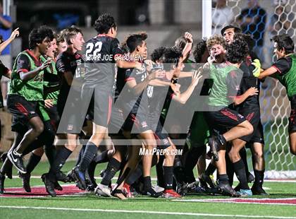 Thumbnail 3 in Lake Travis vs Plano (UIL 6A Boys Soccer State Final) photogallery.