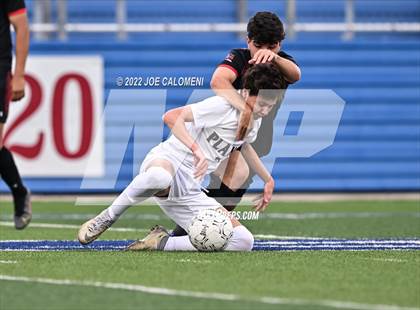 Thumbnail 2 in Lake Travis vs Plano (UIL 6A Boys Soccer State Final) photogallery.
