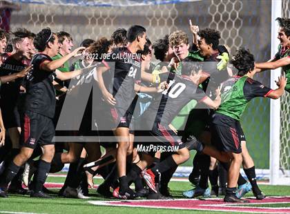 Thumbnail 3 in Lake Travis vs Plano (UIL 6A Boys Soccer State Final) photogallery.