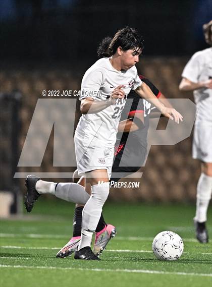 Thumbnail 3 in Lake Travis vs Plano (UIL 6A Boys Soccer State Final) photogallery.
