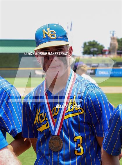 Thumbnail 2 in Nazareth vs. Fayetteville (UIL 1A Baseball State Semifinal Medal Ceremony) photogallery.