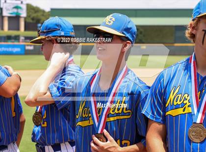 Thumbnail 2 in Nazareth vs. Fayetteville (UIL 1A Baseball State Semifinal Medal Ceremony) photogallery.