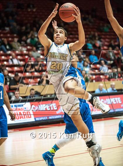 Thumbnail 2 in Mesilla Valley Christian School vs. Laguna Acoma (NMAA 3A Final) photogallery.