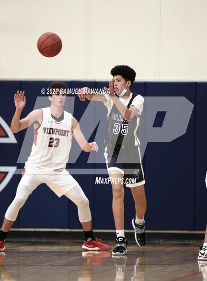 Thumbnail 3 in Viewpoint vs Valencia (6th Annual West Valley Varsity Basketball Tip-off Classic) photogallery.
