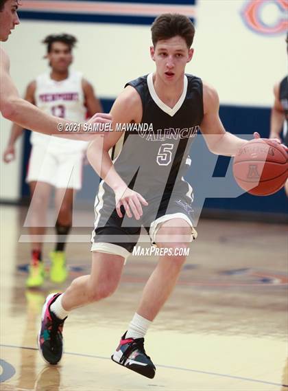 Thumbnail 2 in Viewpoint vs Valencia (6th Annual West Valley Varsity Basketball Tip-off Classic) photogallery.