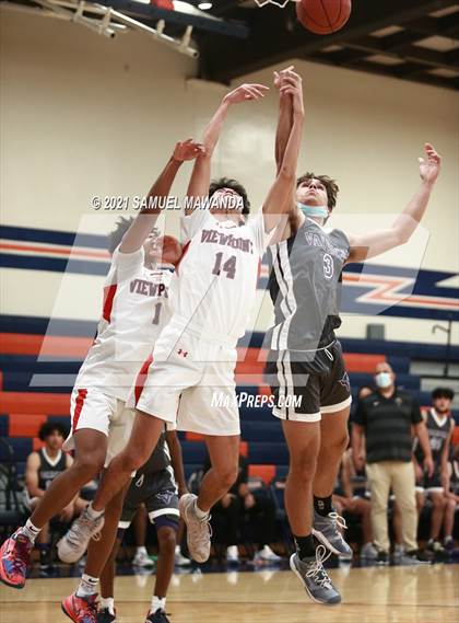 Thumbnail 3 in Viewpoint vs Valencia (6th Annual West Valley Varsity Basketball Tip-off Classic) photogallery.