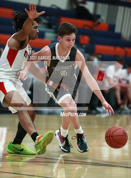 Thumbnail 3 in Viewpoint vs Valencia (6th Annual West Valley Varsity Basketball Tip-off Classic) photogallery.