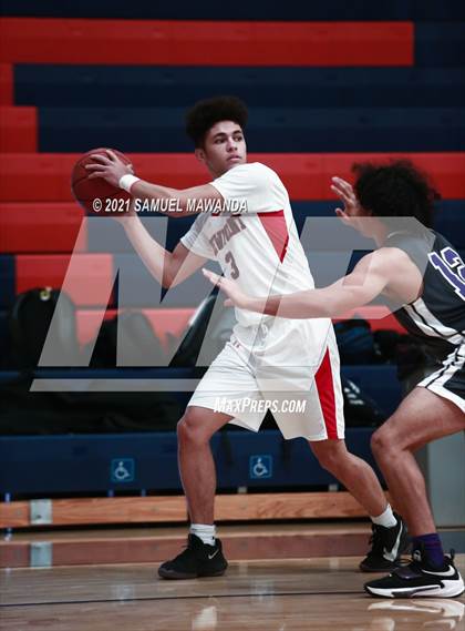 Thumbnail 3 in Viewpoint vs Valencia (6th Annual West Valley Varsity Basketball Tip-off Classic) photogallery.
