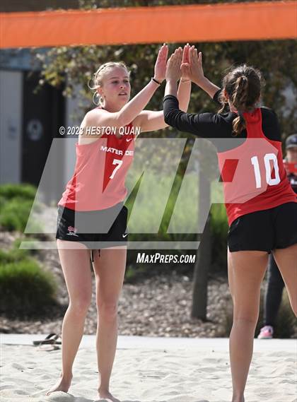Thumbnail 2 in Trinity League Finals - Mater Dei photogallery.