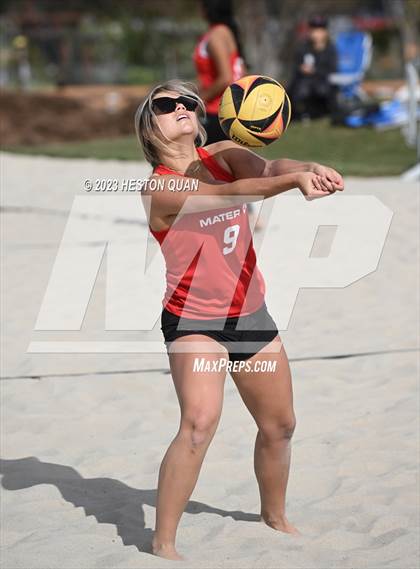 Thumbnail 3 in Trinity League Finals - Mater Dei photogallery.
