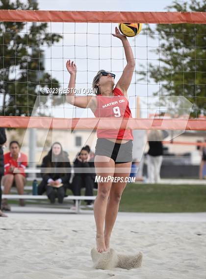 Thumbnail 2 in Trinity League Finals - Mater Dei photogallery.