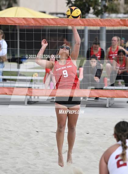 Thumbnail 3 in Trinity League Finals - Mater Dei photogallery.