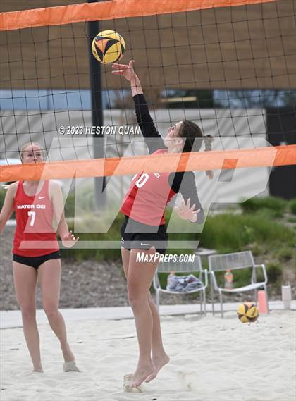 Thumbnail 3 in Trinity League Finals - Mater Dei photogallery.