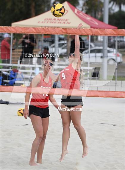Thumbnail 3 in Trinity League Finals - Mater Dei photogallery.