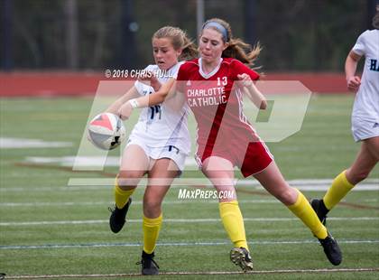 Thumbnail 3 in Charlotte Latin vs. Charlotte Catholic (Queen City Showcase) photogallery.