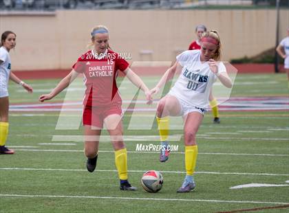 Thumbnail 1 in Charlotte Latin vs. Charlotte Catholic (Queen City Showcase) photogallery.