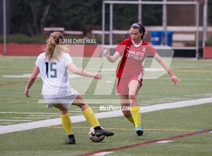 Thumbnail 3 in Charlotte Latin vs. Charlotte Catholic (Queen City Showcase) photogallery.