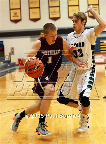 Thumbnail 2 in Portville vs Allegany-Limestone (IAABO Holiday Tournament) photogallery.