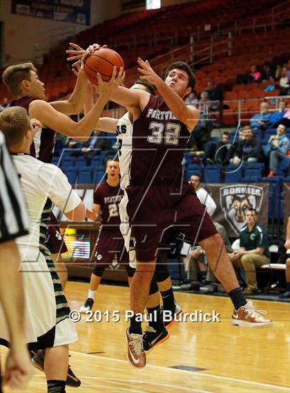 Thumbnail 1 in Portville vs Allegany-Limestone (IAABO Holiday Tournament) photogallery.