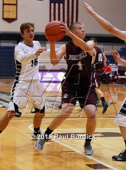 Thumbnail 3 in Portville vs Allegany-Limestone (IAABO Holiday Tournament) photogallery.