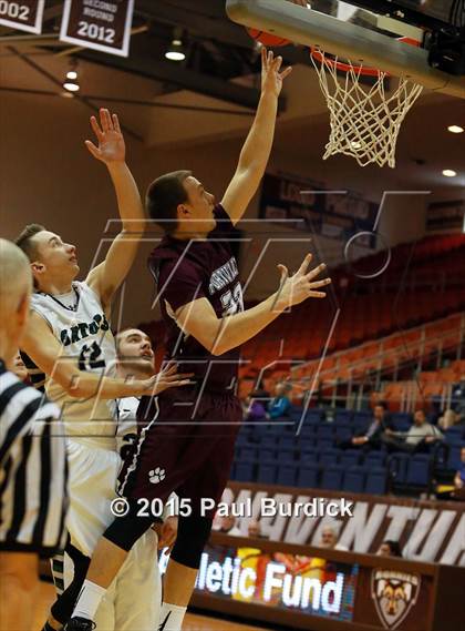 Thumbnail 3 in Portville vs Allegany-Limestone (IAABO Holiday Tournament) photogallery.