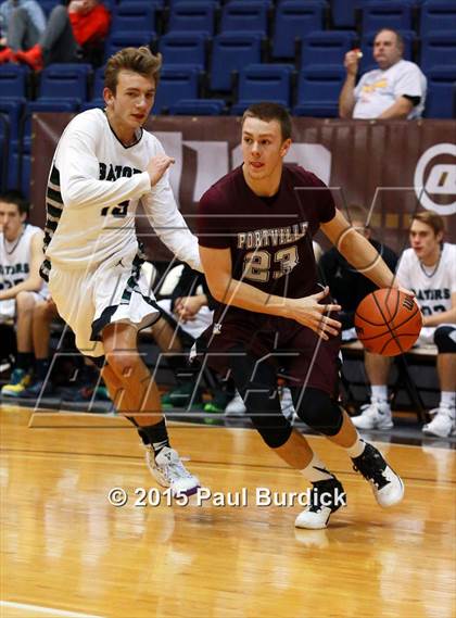 Thumbnail 1 in Portville vs Allegany-Limestone (IAABO Holiday Tournament) photogallery.