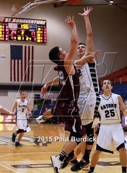 Thumbnail 3 in Portville vs Allegany-Limestone (IAABO Holiday Tournament) photogallery.