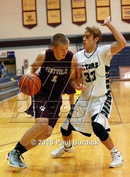Thumbnail 1 in Portville vs Allegany-Limestone (IAABO Holiday Tournament) photogallery.