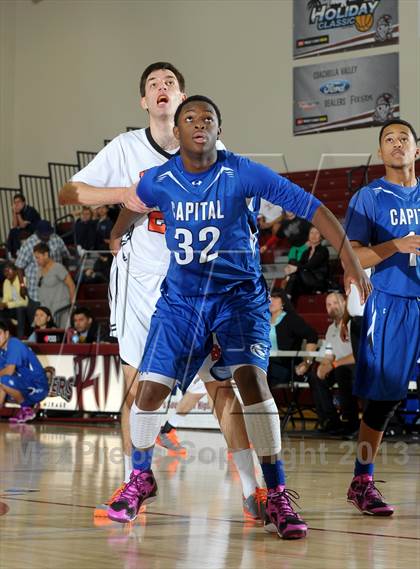 Thumbnail 3 in Beverly Hills vs. Capital Christian (MaxPreps Holiday Classic) photogallery.