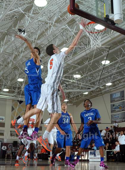 Thumbnail 3 in Beverly Hills vs. Capital Christian (MaxPreps Holiday Classic) photogallery.