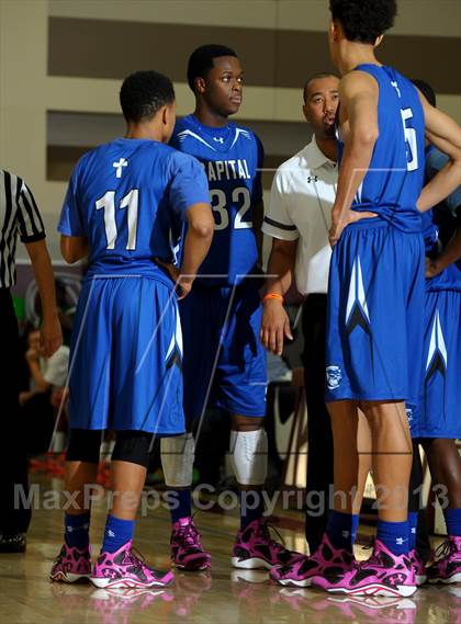 Thumbnail 3 in Beverly Hills vs. Capital Christian (MaxPreps Holiday Classic) photogallery.