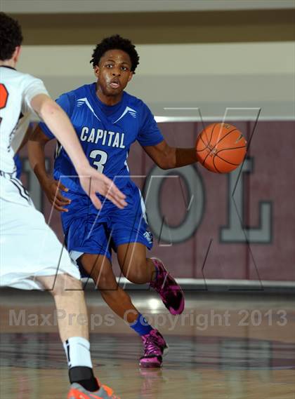 Thumbnail 2 in Beverly Hills vs. Capital Christian (MaxPreps Holiday Classic) photogallery.