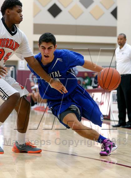 Thumbnail 1 in Beverly Hills vs. Capital Christian (MaxPreps Holiday Classic) photogallery.